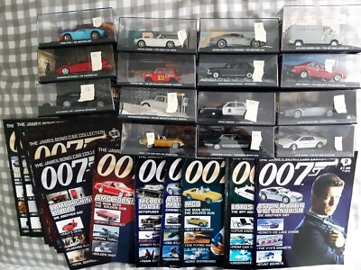 James Bond 007 Auto Sammlung inkl Zeitschriften - **LETZTER LAGERBESTAND**