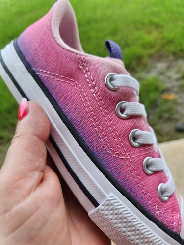 Converse Low "Pink Fade" Girls' BRAND NEW PS 1Y - Picture 5 of 9