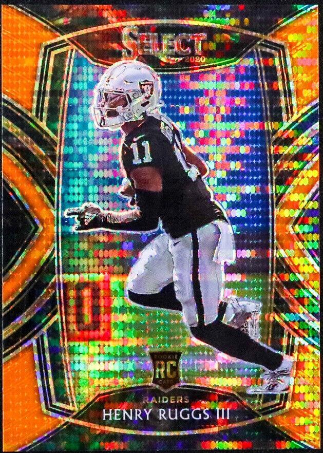 2020 Panini Select - Club Level Henry Ruggs III #258 Neon Orange Pulsar ...