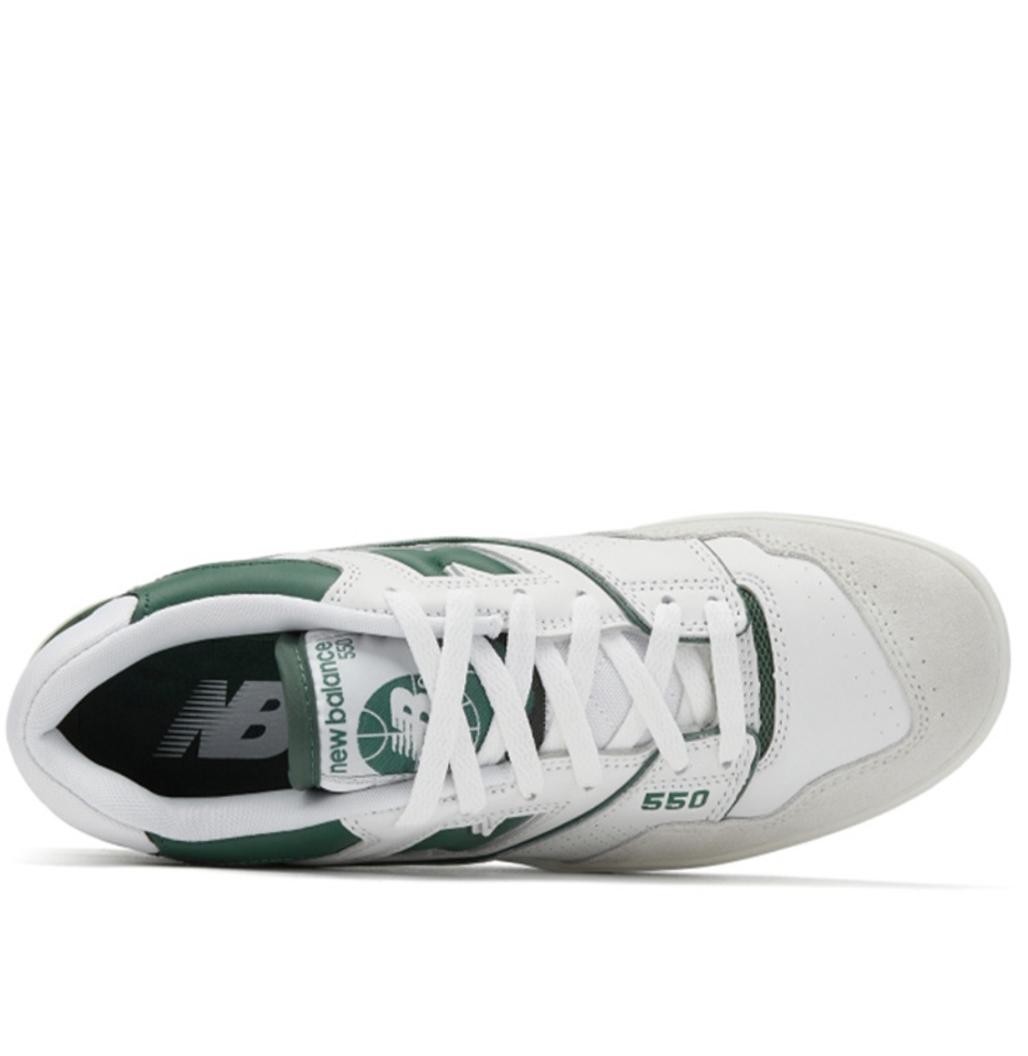 シューズ New Balance BB550WT1 white/Green New Balance BB550WT1 White Green Gray Men's Shoes | eBay