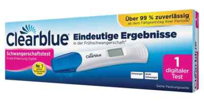 Clearblue Schwangerschaftstest, digital, Ultra Frühtest,  1 St., NEU + Geschenke