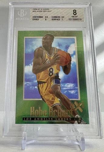 1996-97 Skybox E-X2000 Kobe Bryant Rookie BGS 8 Lakers RC