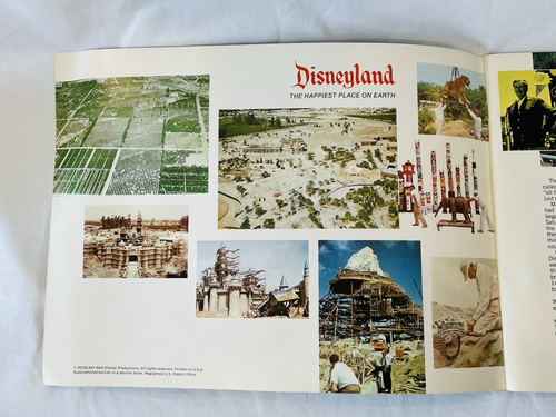 Walt Disney's Disneyland A Pictorial Souvenir and Guide 1971 - Picture 2 of 11