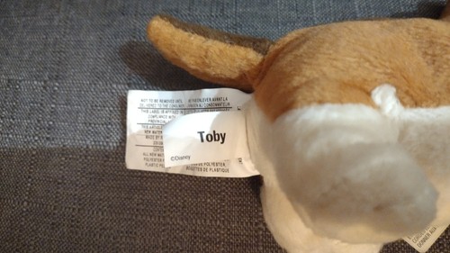 Disney Store Toby 8" Stuffed Plush STAMPED The Great Mouse Detective RARE W TAGS - Picture 8 of 13