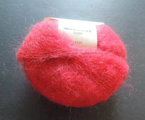 Knit Picks Aloft 1 Ball NEW Cranberry # 25204, 75% kid mohair, silk. 25g, lace - Picture 2 of 4