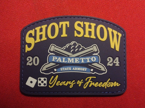 PALMETTO STATE ARMORY Tactical Morale Patch SHOT-SHOW 2024 15 yrs of freedom NEW - Picture 2 of 9