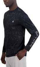 Spyder Men  s Rashguard Moisture Wicking 4-Way Stretch Reflective Details NEW