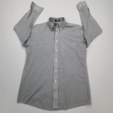 Arrow Shirt Mens 15.5 Gray Button Up Casual Comfort Stylish Outdoors Men