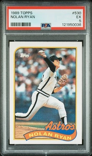 1989 TOPPS #530 NOLAN RYAN PSA 5