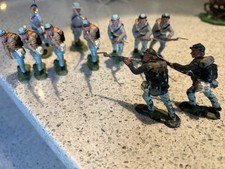 Herald Plastics circa 1966 - Civil War Infantry Lot of 11 soldiers