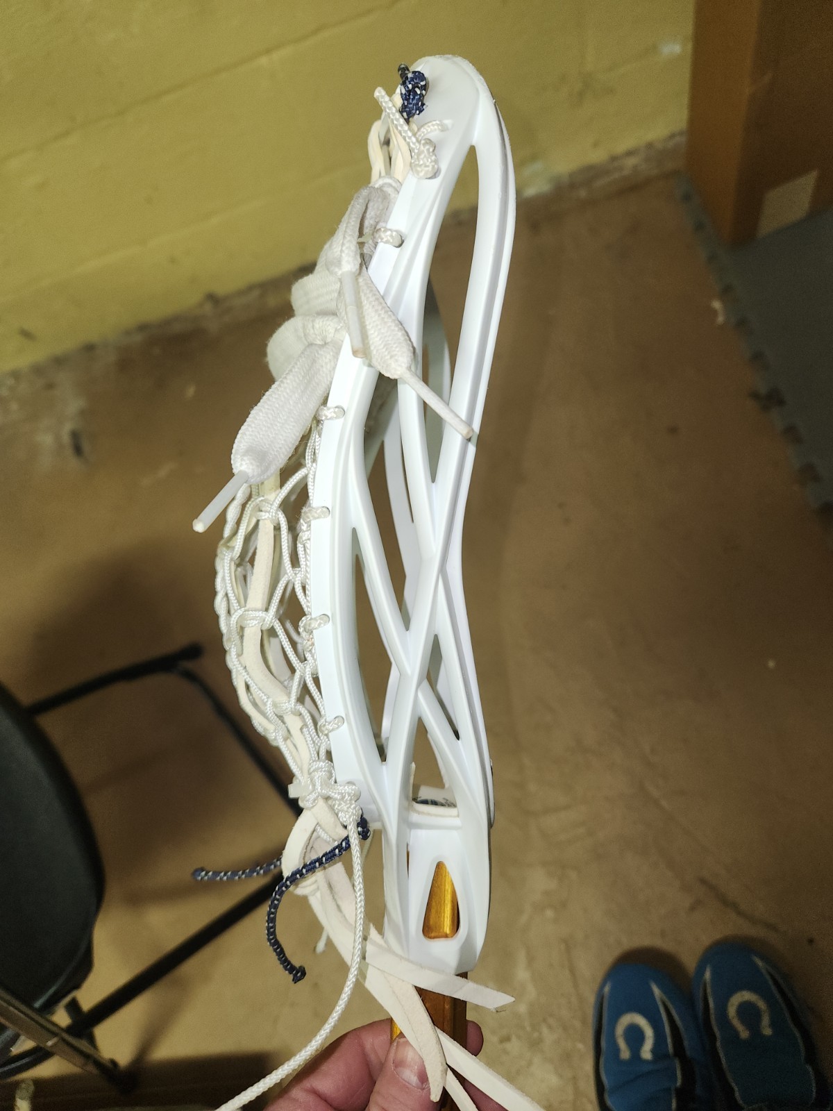 Rare Vintage Strung Brine CYBER LACROSSE HEAD SLIGHTLY USED