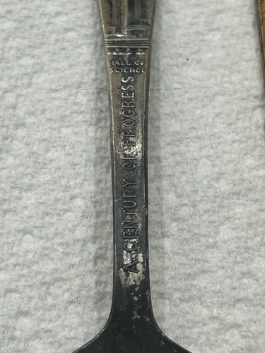 1933 Century of Progress Spoon Fort Dearborn, Hall of Science - Picture 2 of 3