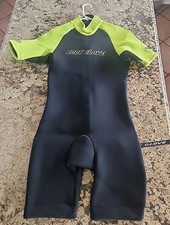 BODY GLOVE MENS LARGE SHORTY WETSUIT Yellow Black