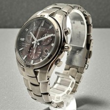 Citizen Alterna Chronograph Eco-Drive Solar Titanium Watch H570-S030757 Working