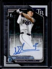 2024 Bowman Draft Nathan Flewelling Chrome Auto 1st Prospect #CPA-NF Rays