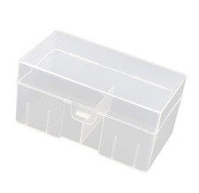 9V Battery Storage Box Organizer Holder Clear Plastic Case Container - Holds ...