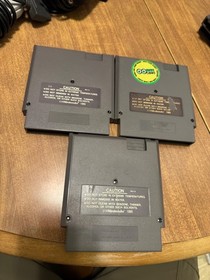 Nintendo NES Castlevania 1 2 3 1-3 trilogy video game carts Simon's Dracula