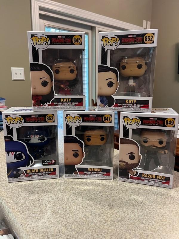 Funko Pop Shang-Chi and the Legend of the Ten Rings Lot of 6