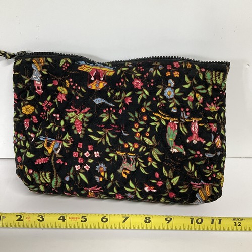 Vera Bradley Large Vera Cosmetic Bag in "Ming-2001" Pattern Retired - Picture 2 of 7
