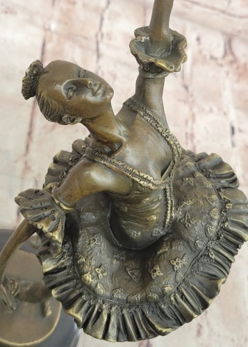 Preiss Museum Quality Bronze Ballerina Sculpture Bookend Book End Statue Figure - Picture 6 of 10
