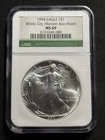 1994 $1 American Silver Eagle NGC MS69 Windy City Monster Box Hoard