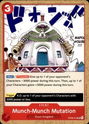 One Piece Munch-Munch Mutation OP08-019 Engl. Uncommon (6228)