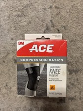 Ace Compression Adjustable Knee Support Brace One Size