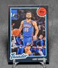 Ajay Mitchell 1980-81 Foil 2025/26 Topps NBA Basketball Card #80BK-12 Thunder