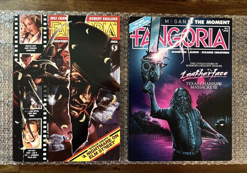 Fangoria Vol 2 #18 Texas Chainsaw Massacre III Megan Subscriber cover NM