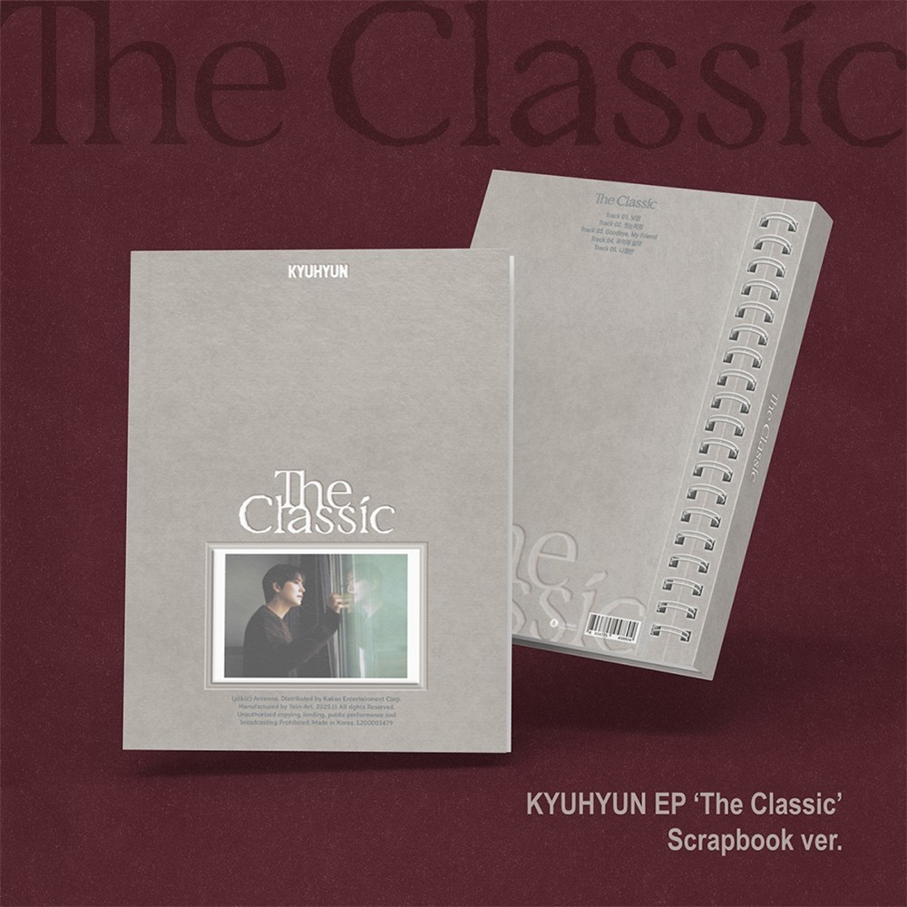 KYUHYUN THE CLASSIC EP Album SCRAP BOOK Ver/CD+Photo Book+Letter+2