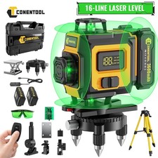 2026 16 Line Laser Level with Bright Green Cross Line Self Leveling Measure Tool