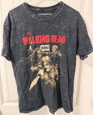 AMC TWD The Walking Dead Daryl Machonne Carol T-Shirt -Size Large