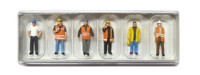 Preiser 10420 Arbeiter Mit Warnweste Spur H0 1:87