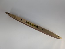 Vintage J Rabone & Sons No. 1625 Spirit Level, 12”/30cm, brass / teak, [E169]
