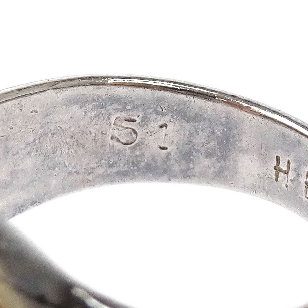 Hermes Horse Shoe Ring SV925 18KYG #51 #49 177654 | eBay