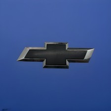 2014-2020 CHEVROLET SILVERADO 1500/3500 TAILGATE EMBLEM BOWTIE LOGO BLACK OEM