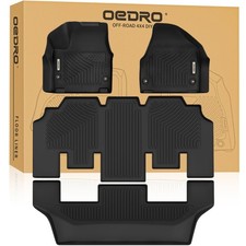 OEDRO Floor Mats for Chrysler Pacifica 2017-2025 No Hybrid Models , Fit 7 an...