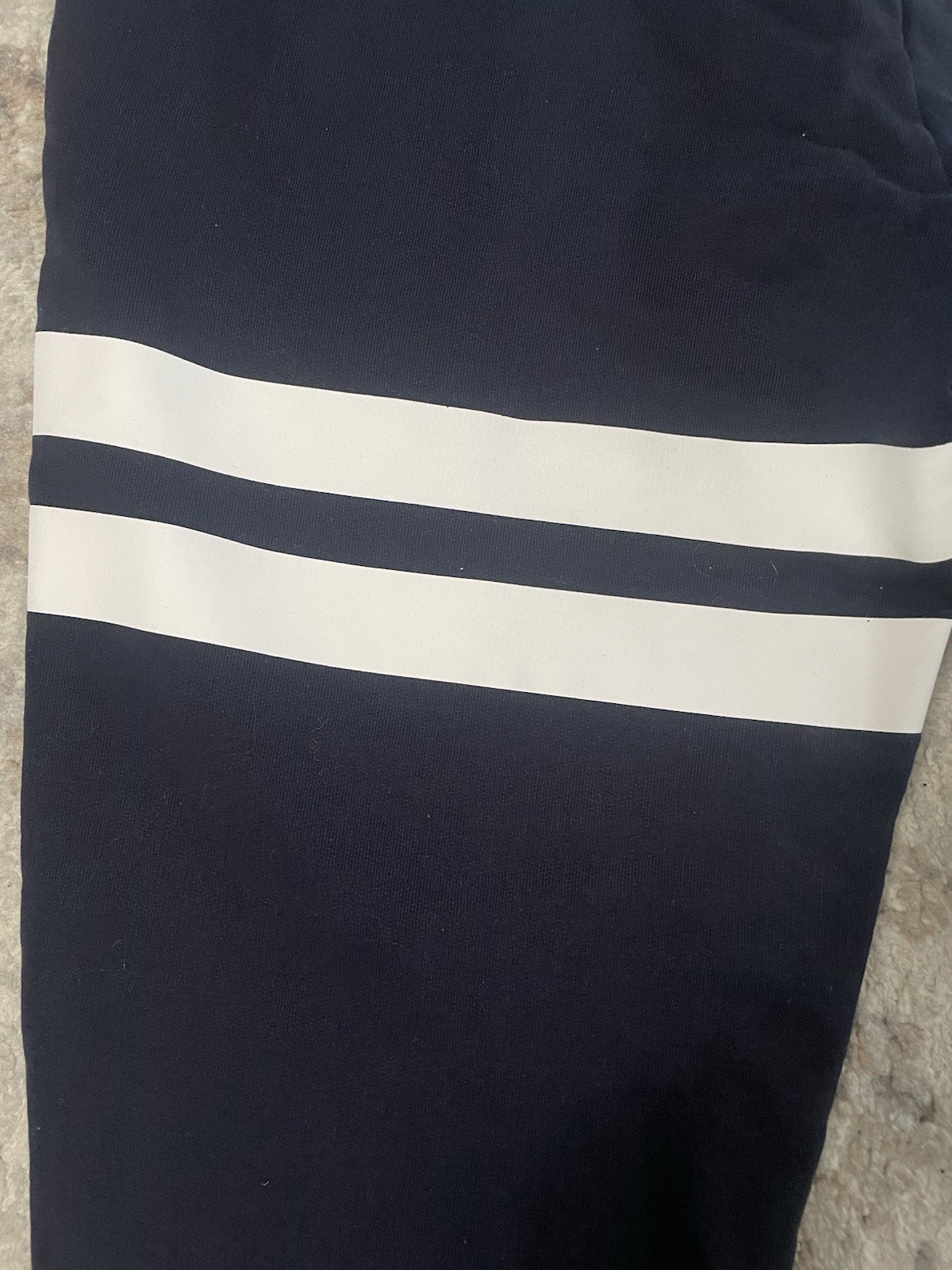 Rare Moncler Tapered Logo-Appliquéd Stripes Cotton Pants And Sweater thumbnail 7