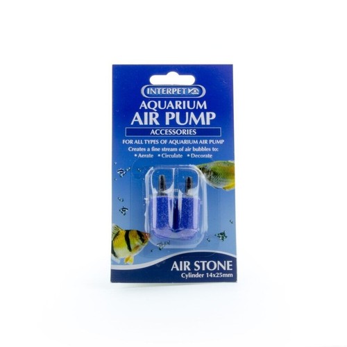 Interpet Small Aquarium Airstones 2 Pack | Fine Bubble Aeration 1.5x2.5cm - Picture 2 of 2