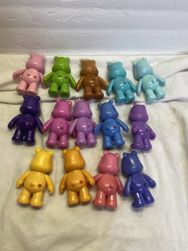 Care Bear Best Friend Bear Figurines 3” Lot Of 14 Super Cute Set - Picture 7 of 19