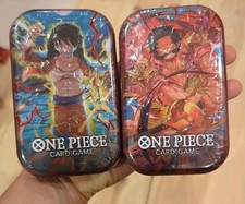 One Piece Lot de 2 Tin Pack Set OP10 Sang Royal : Luffy & Gol  D Roger Neuf FR