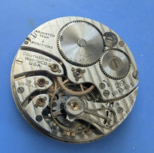 16 SIZE SOUTH BEND 19 JEWEL GRADE 219 MODEL 2 POCKET WATCH MOVEMENT PARTS