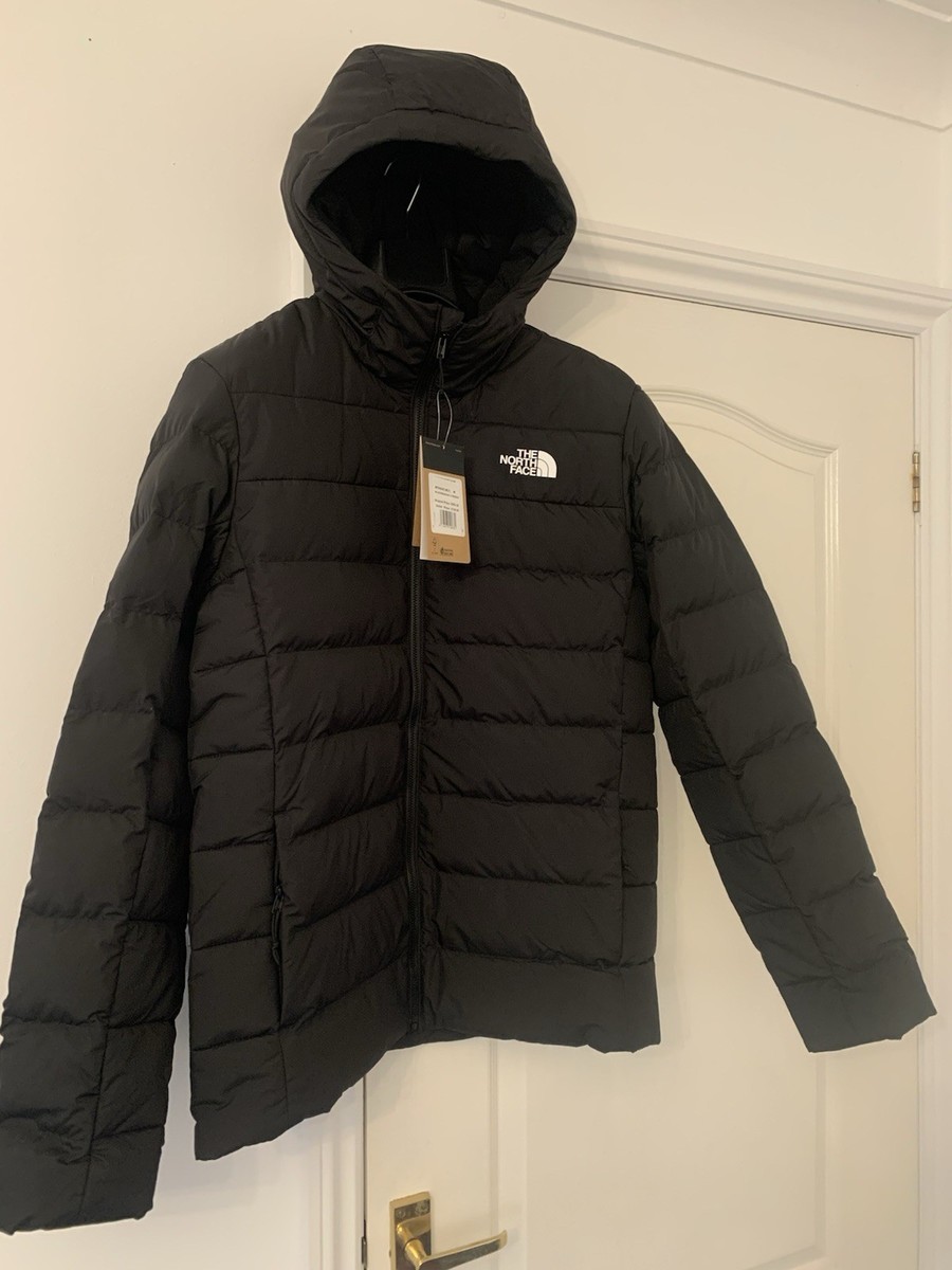 Men's North Face Coat Black Size Medium M Aconcagua Hoodie UK