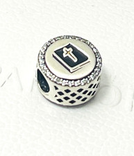 Power of Prayer Faith Cross CZ Pandora Charm Holidays Christmas New Year