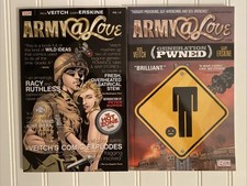 Army@Love VOL #1 & 2 DC Comics Rick Veitch Gary Erskine Graphics Novel Lot Of 2