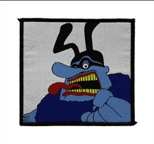 The Beatles Blue Meanie Woven Sew On Battle Jacket Patch - OFFICIAL 10-2