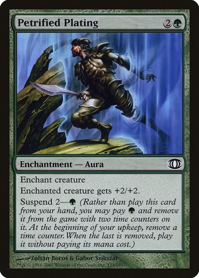 Petrified Plating 133 Future Sight Magic The Gathering MTG Card 2007 LP