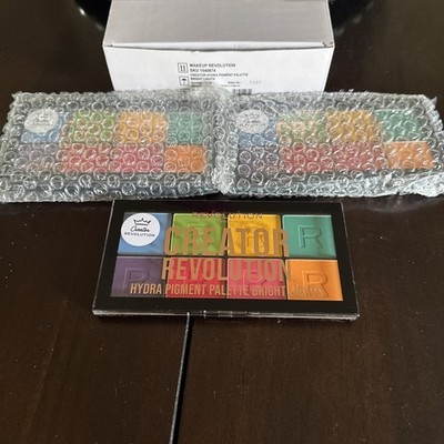 Makeup Revolution Creator Revolution Hydra Pigment Palette Bright Lights-x3