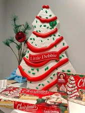Little Debbie Christmas Tree Cake Blow Mold 22" LED Lighted NEW 22 Inches Tall