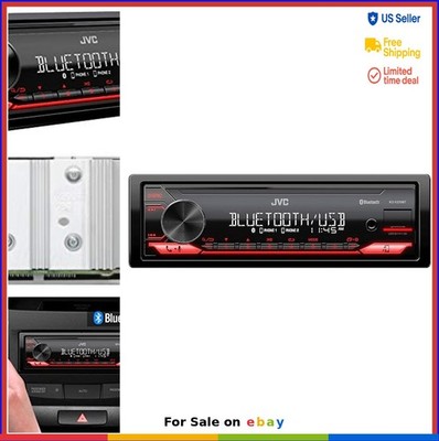Bluetooth Car Stereo Receiver Single DIN USB AUX 50 Watts 13 Band EQ